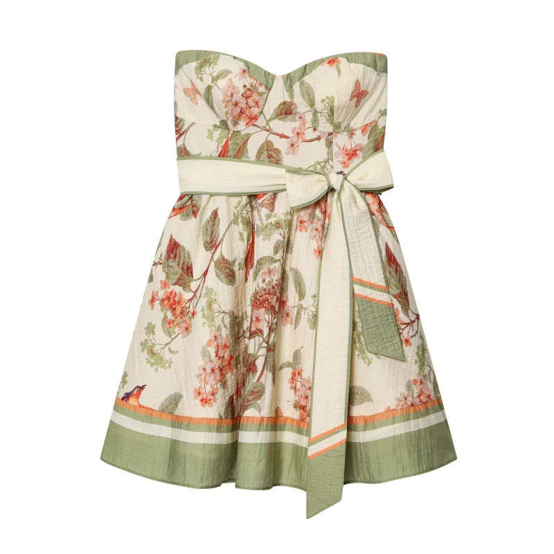 Isha Tube Mini Dress With Belt