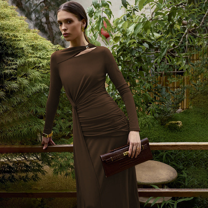 Elise Statement Bodycon Maxi Dress