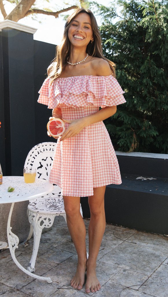Olivia Off Shoulder Mini Dress