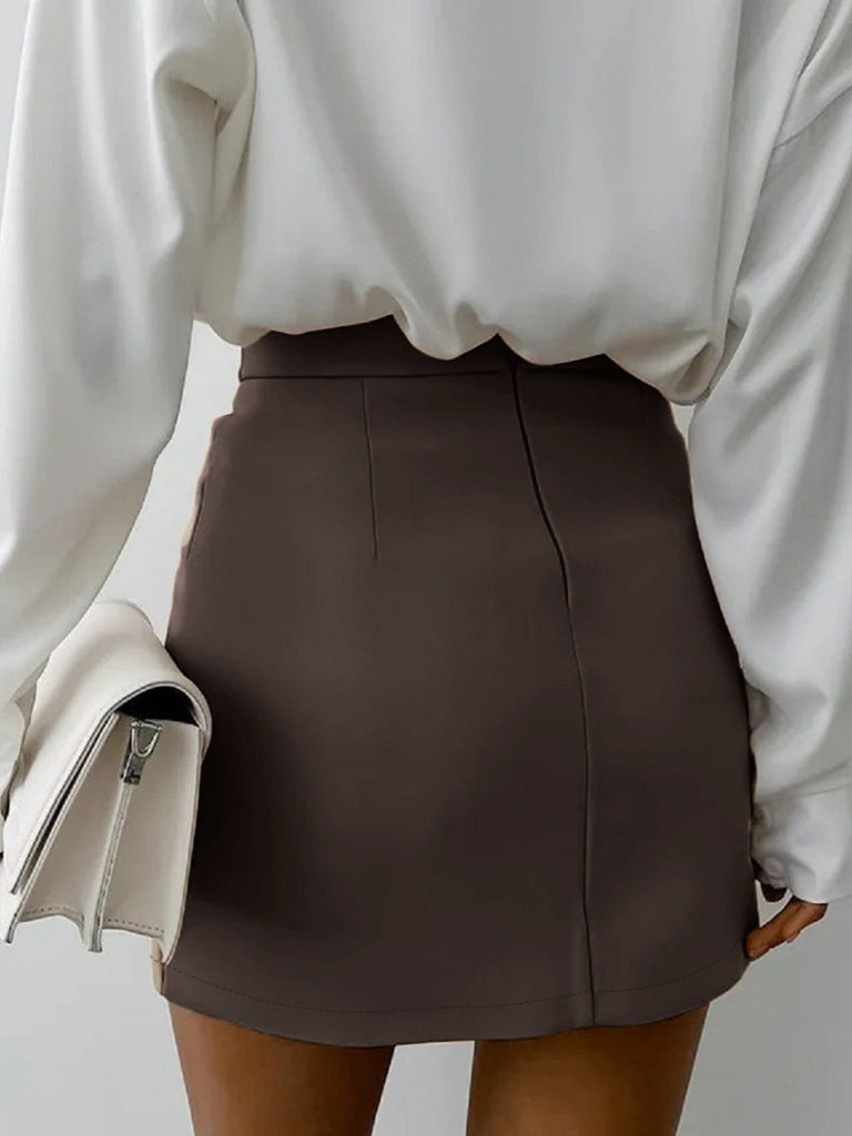 Lucia Overlap Mini Skirt