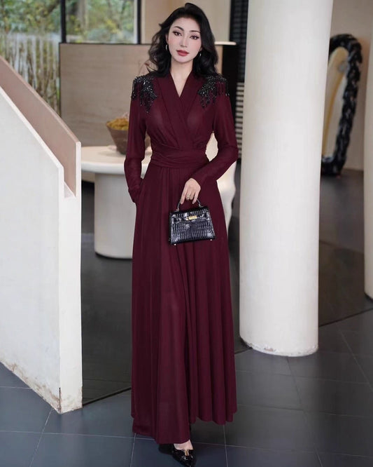 Salome Embellished Maxi Dress