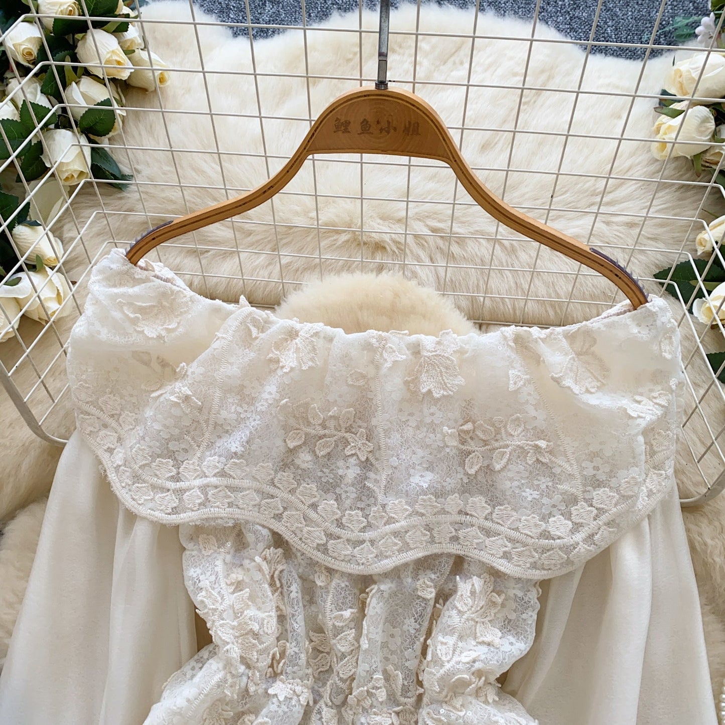 Odessa Embroidery Off Shoulder Top