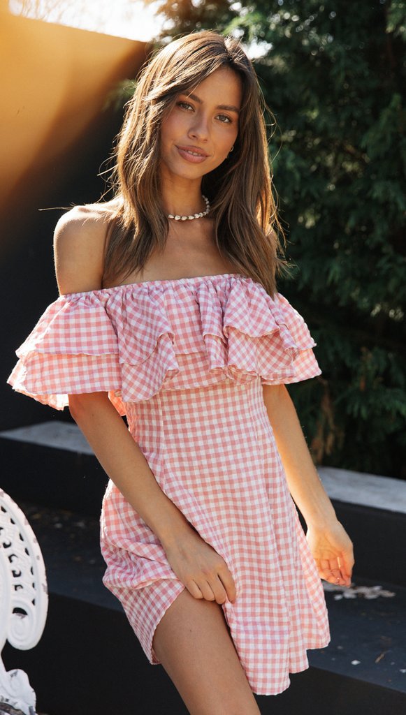 Olivia Off Shoulder Mini Dress