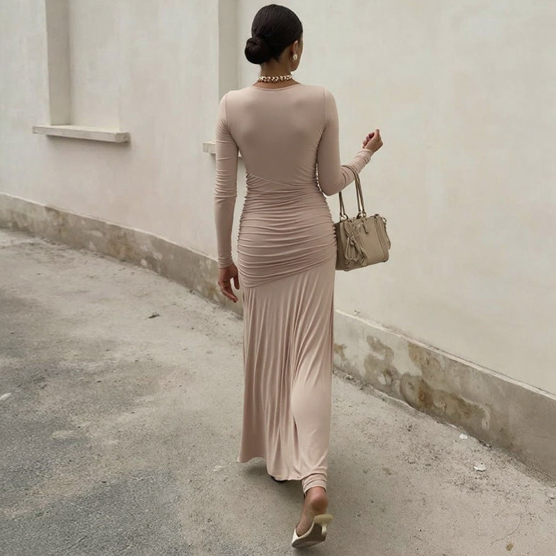 Elise Statement Bodycon Maxi Dress