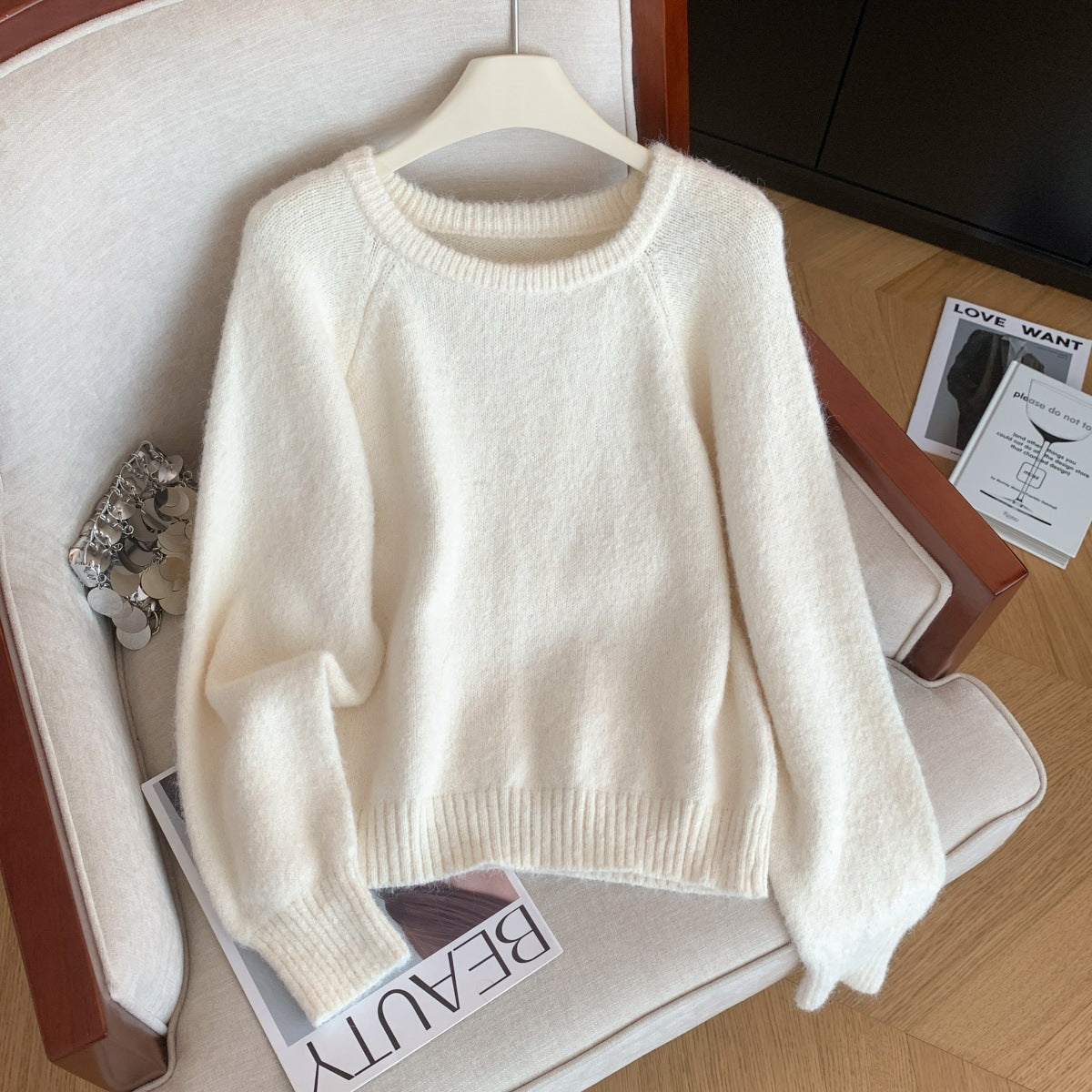 Alina Fur Sweater With Cape