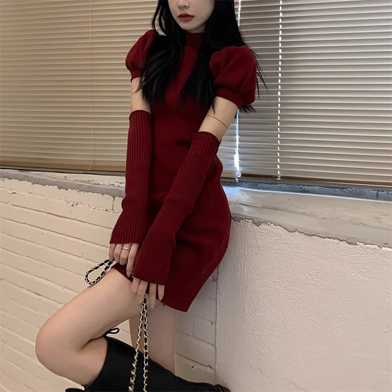 Antonia Soft Dress With Sleeves