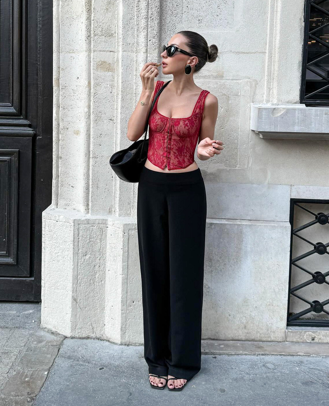 Romy Lace Crop Top