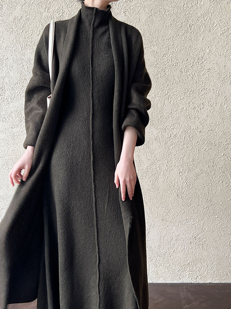 Delmi Winter Dress With Cape