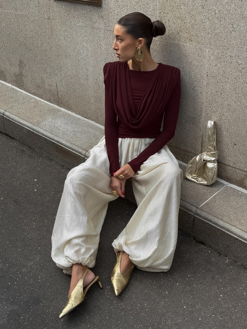 Wiley Cowl Summer Top