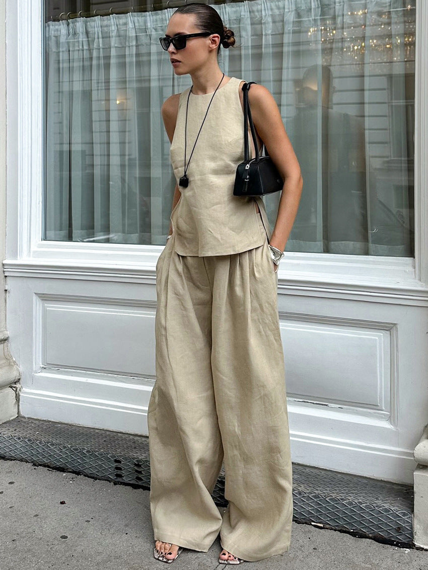 Myra Vest Coord Pant Set