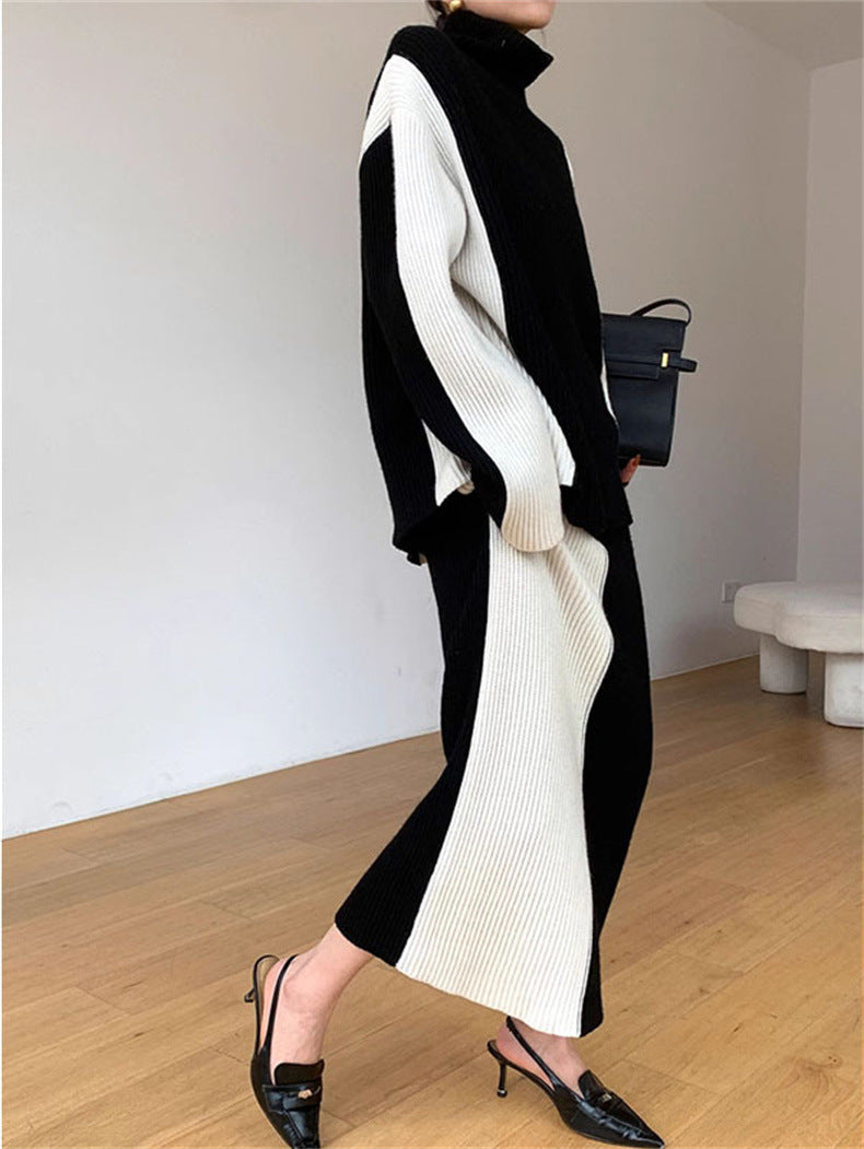 Belenza Colorblock Coord Skirt Set