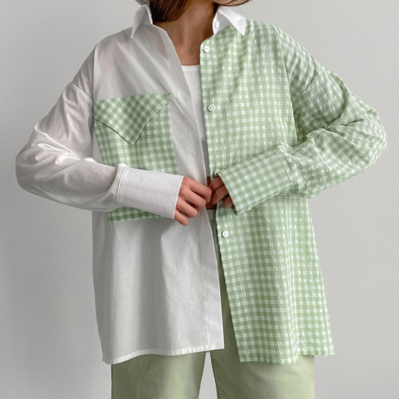 Iconic 2 Tone Oversized Shirt