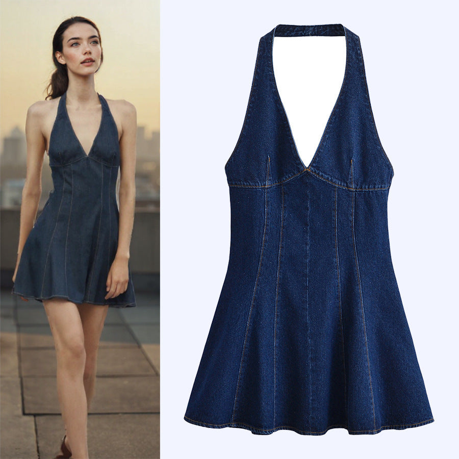 Coline Halterneck Mini Dress