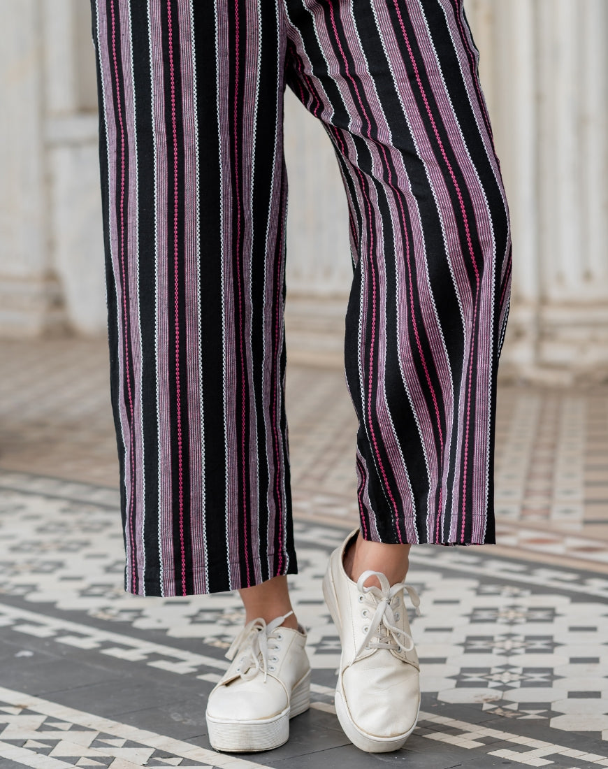 Black And Pink Dungaree Co-ord