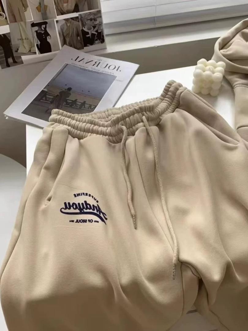 Garner Winter Tracksuit In Beige