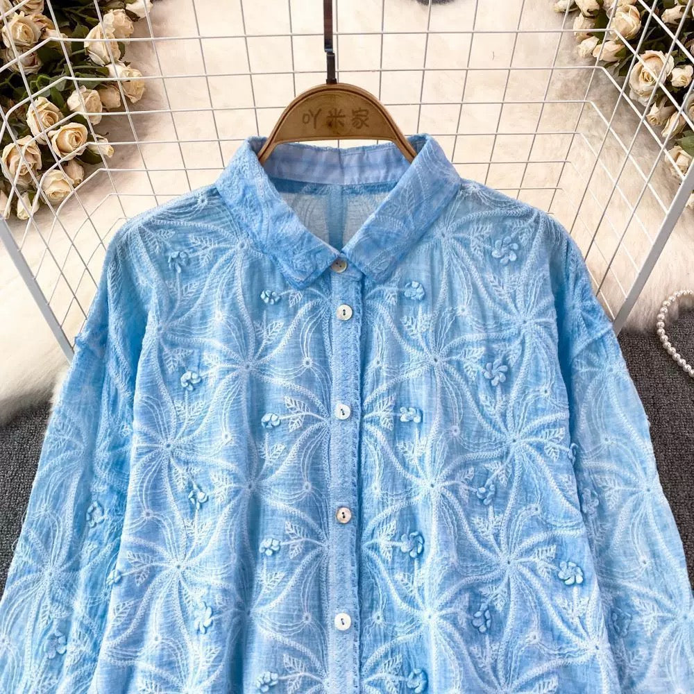 Levy Embroidered Cotton Shirt