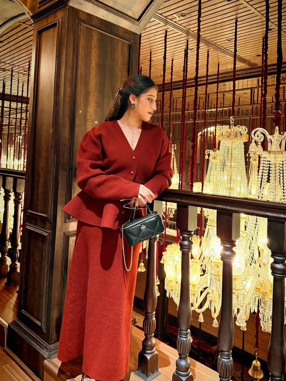 Kaison Luxe Premium Winter Coord Set