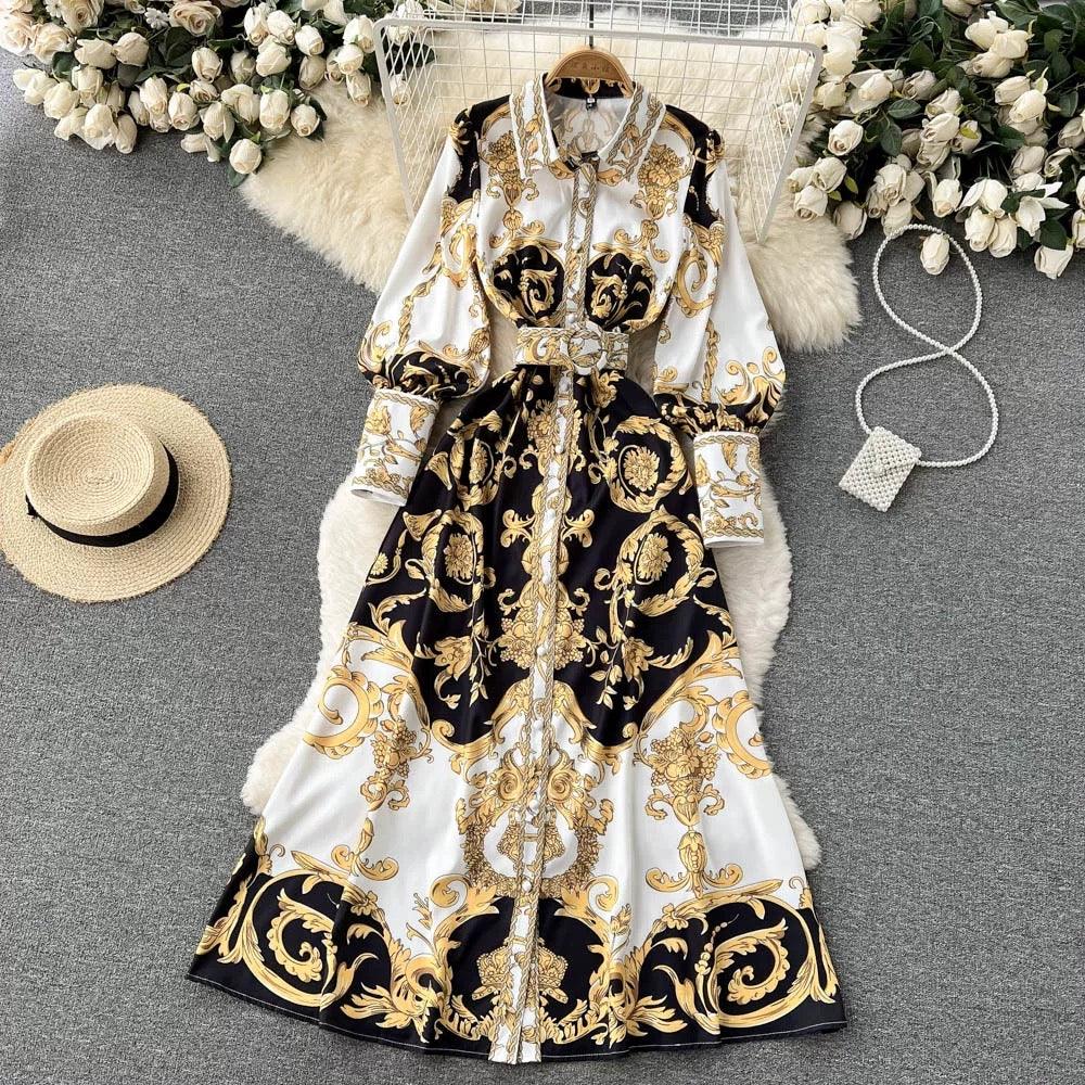 Harry Vintage Luxe Maxi Dress In White