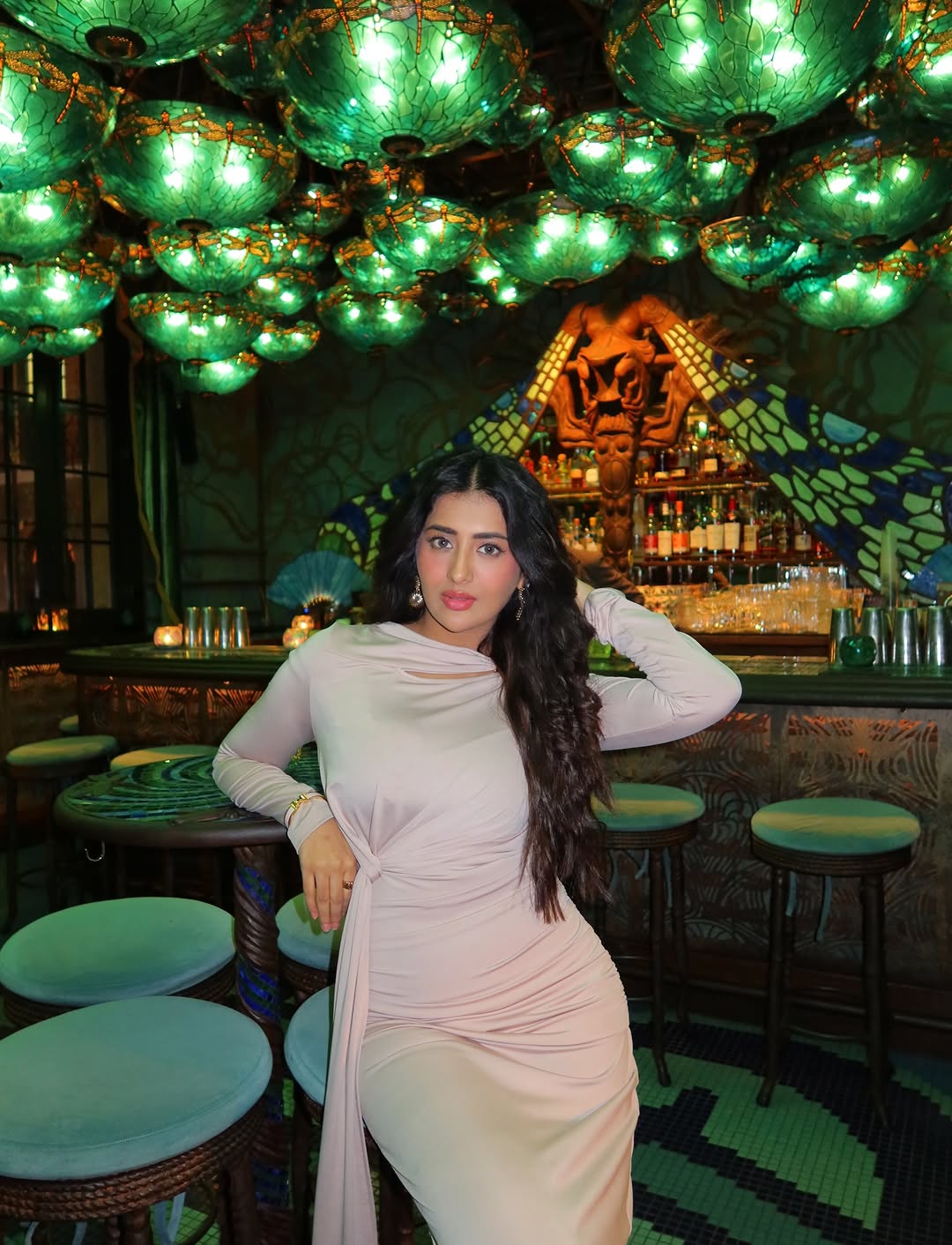 Elise Statement Bodycon Maxi Dress