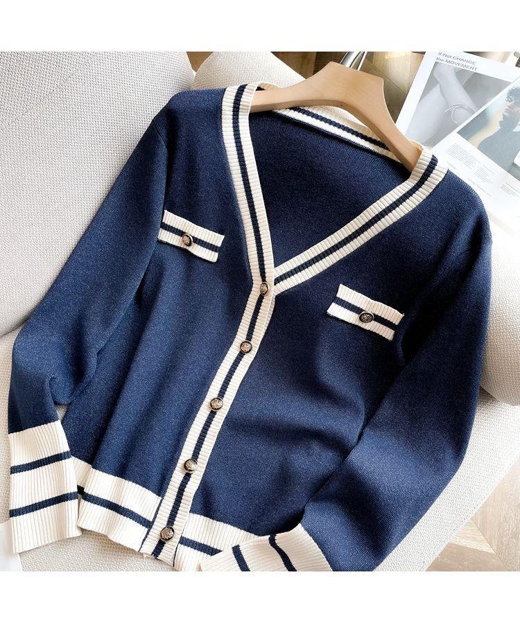 Halls Woolen Coord Set In Navy Blue