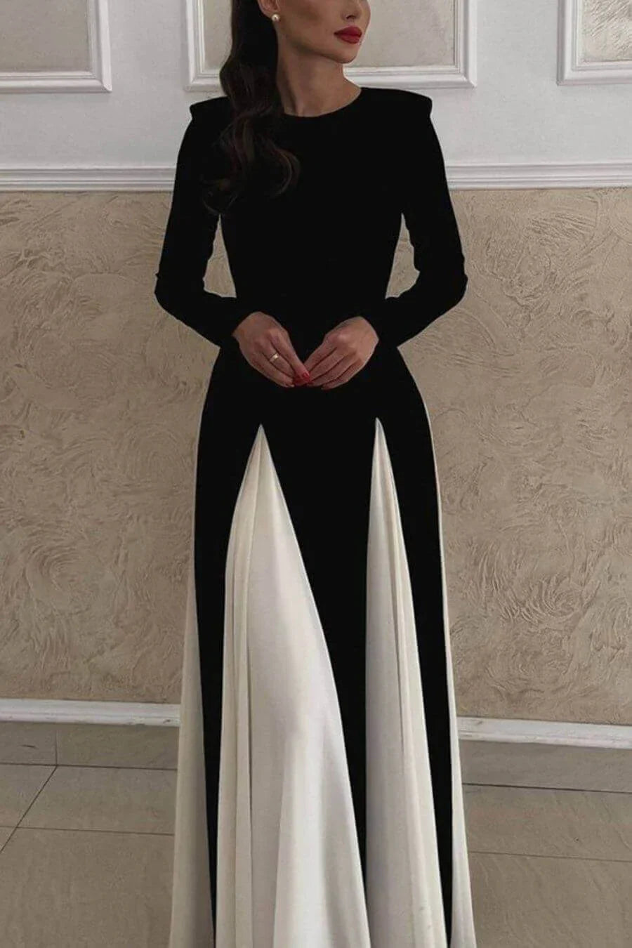 Desbo Statement Formal Maxi Dress