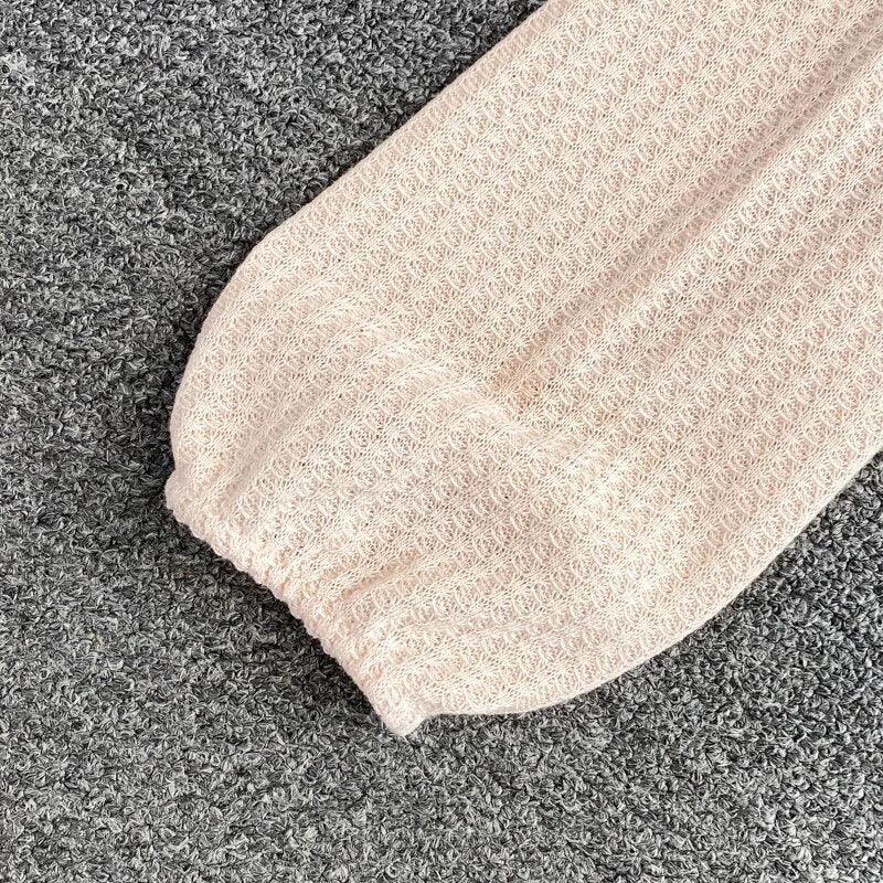 Laurel Full Sleeve Summer Tops In Beige