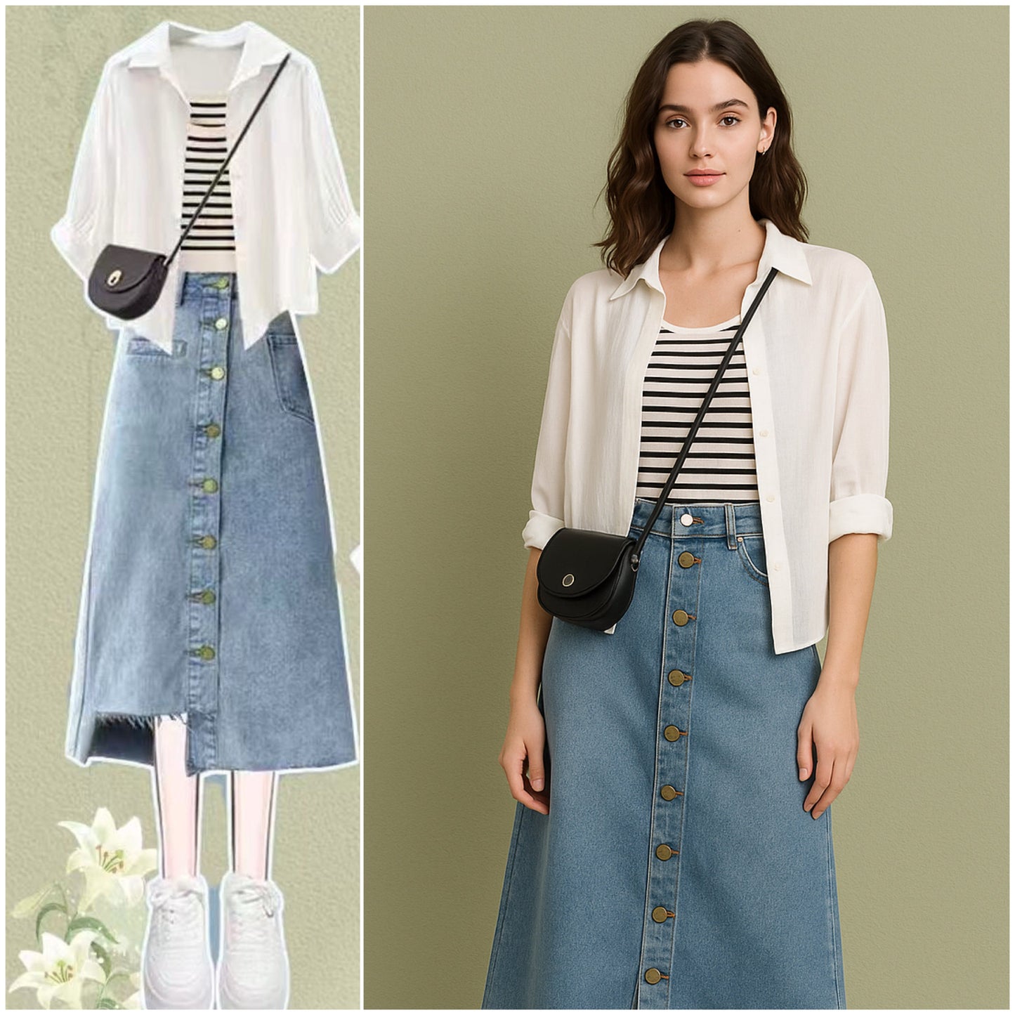 Costa summer Coord Set of 3 In White