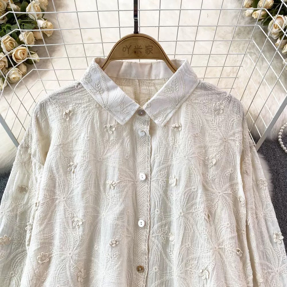 Levy Embroidered Cotton Shirt