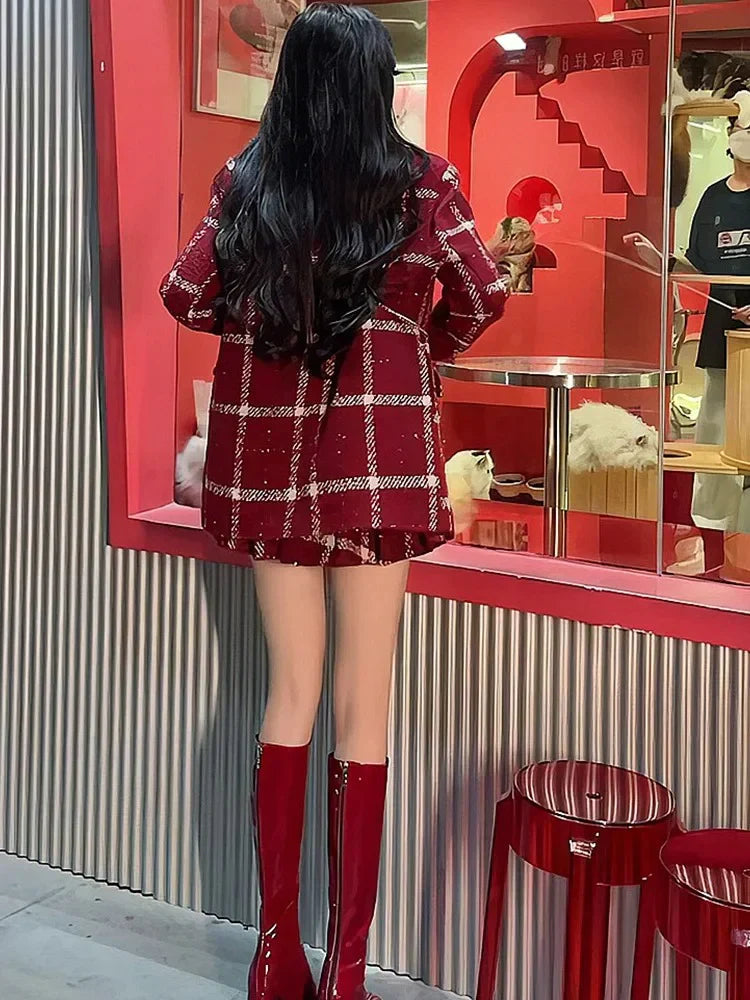 Camille Statement Luxe Tweed Coord Set
