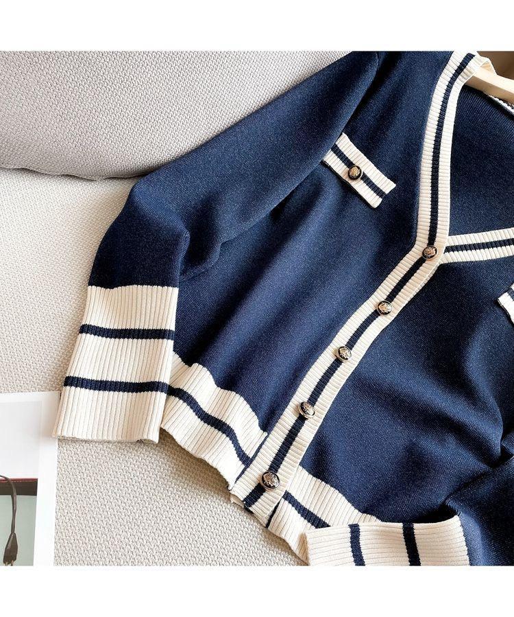 Halls Woolen Coord Set In Navy Blue