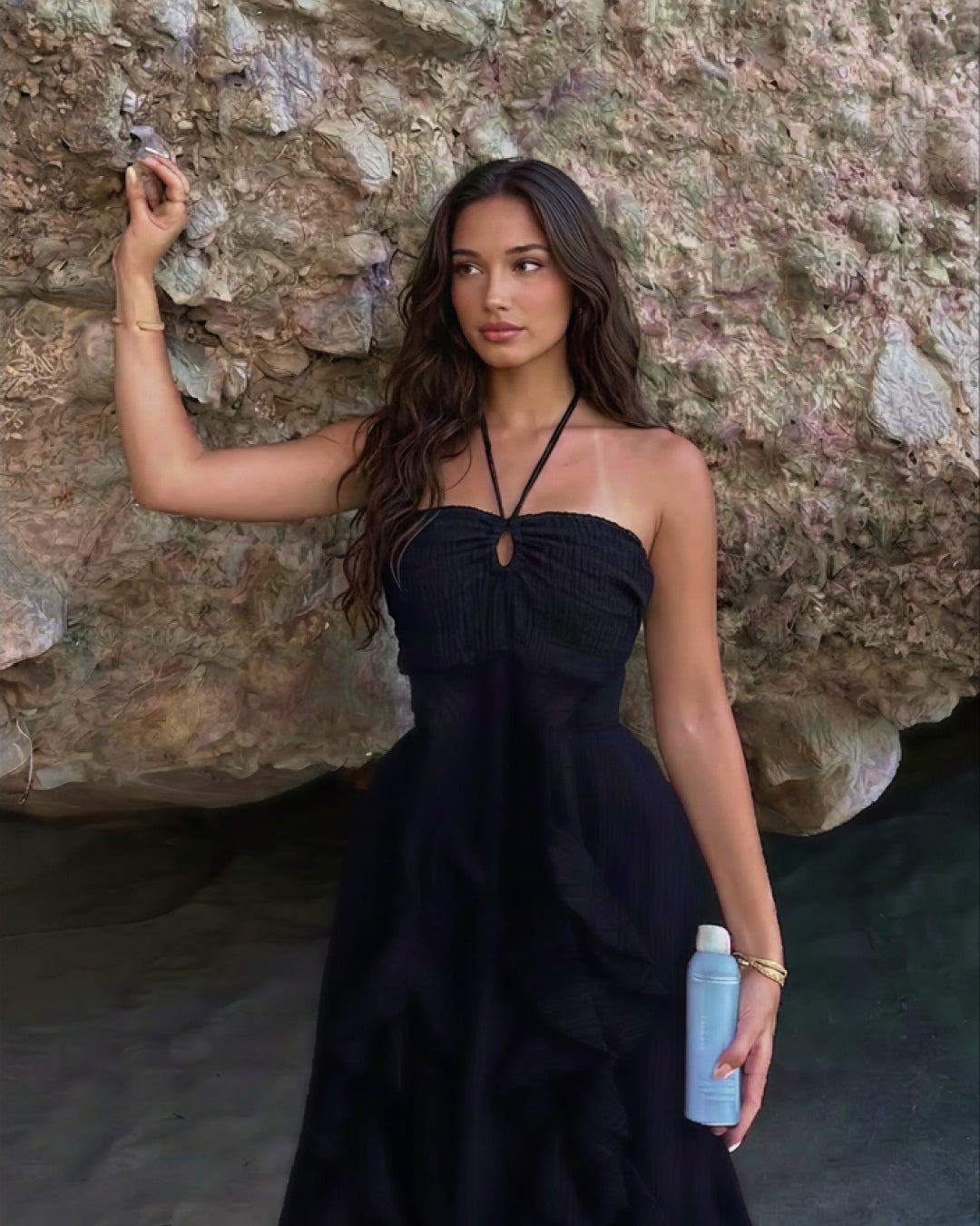 Maelle Ruffle Maxi Dress