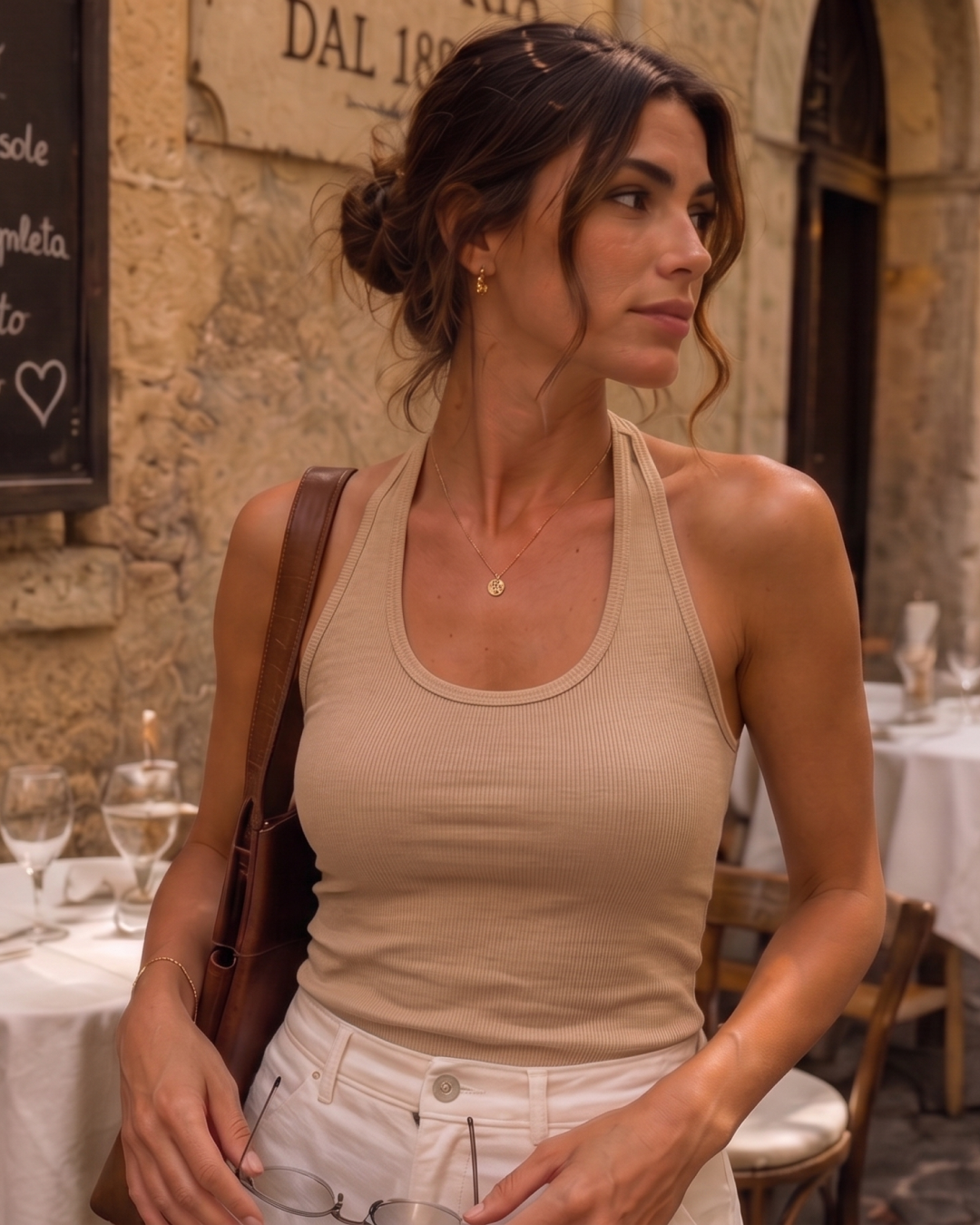 Anna Crop Padded Top