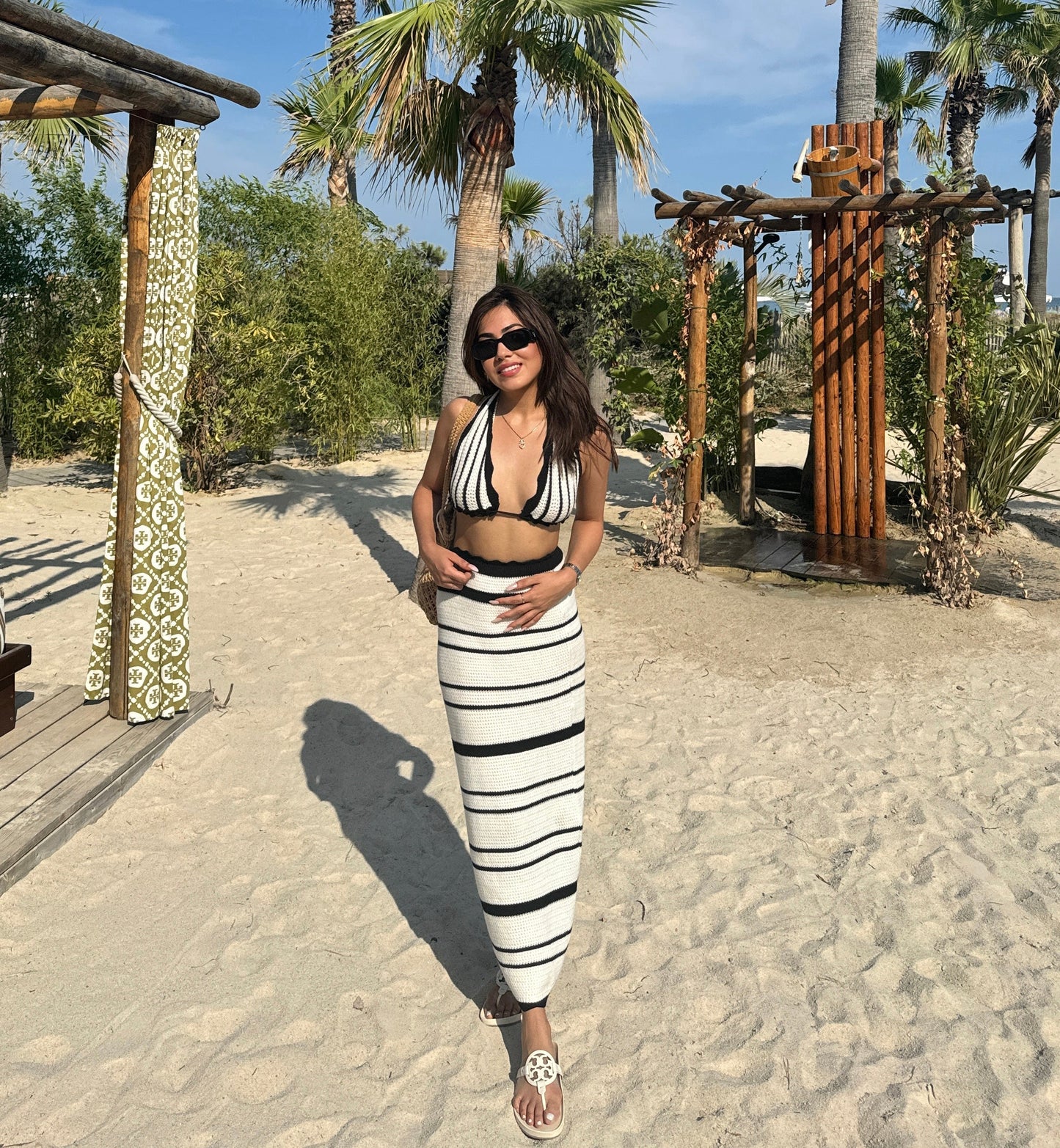 Abisca Crochet Holiday Coord - Resortwear In White