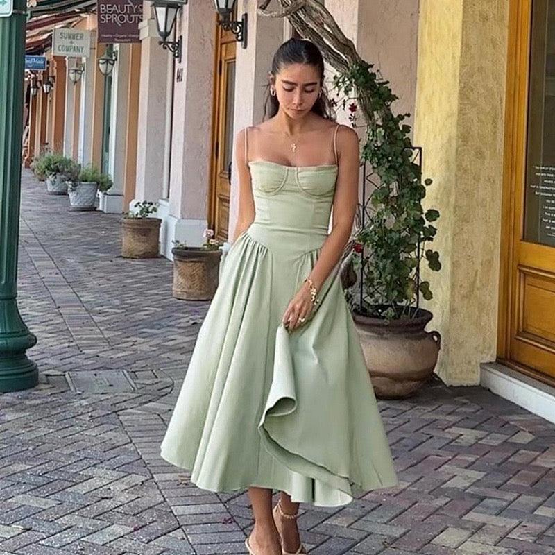 Agastha Midi Vintage Retro Dress