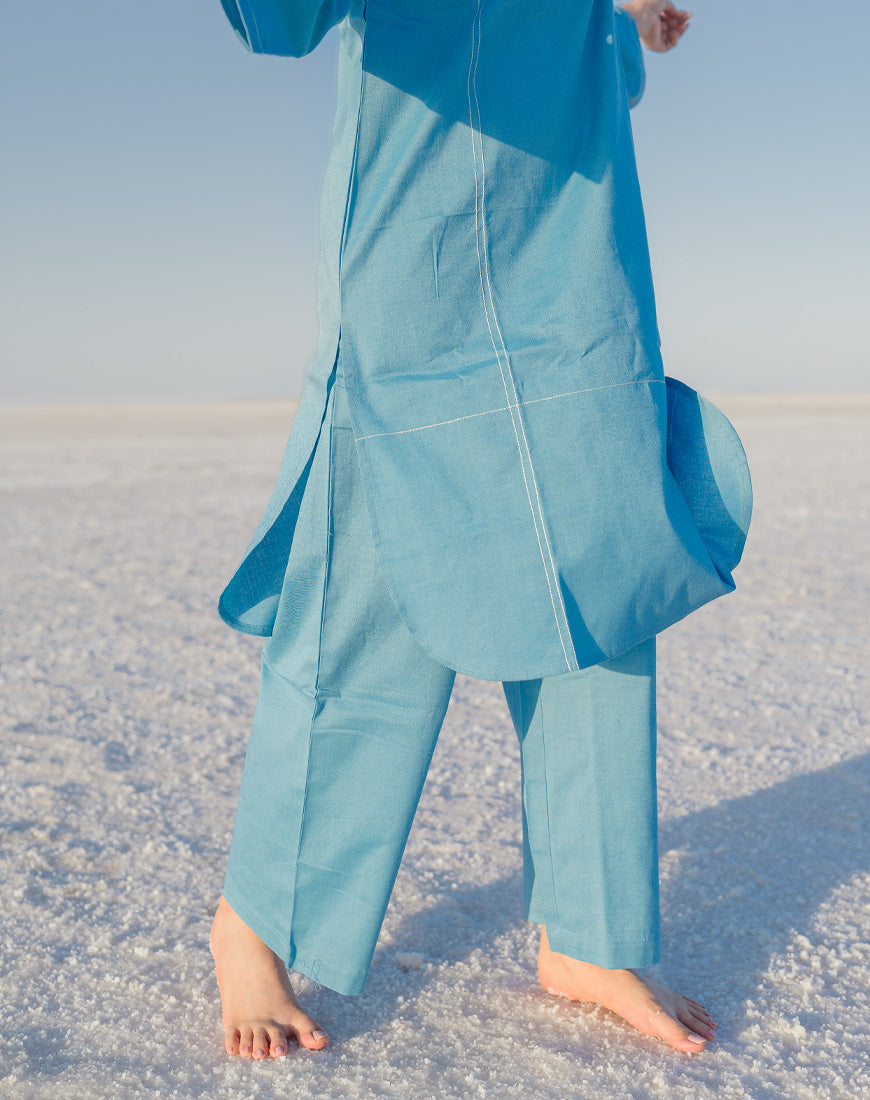 Aqua Blue Co-ord Set