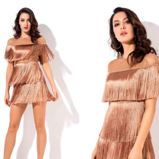 Araya Statement Tassel Dress