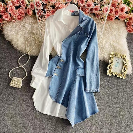 Arnold Statement Dress In Blue