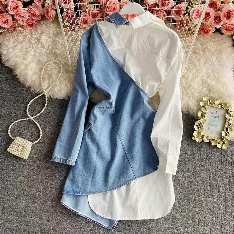Arnold Statement Dress In Blue
