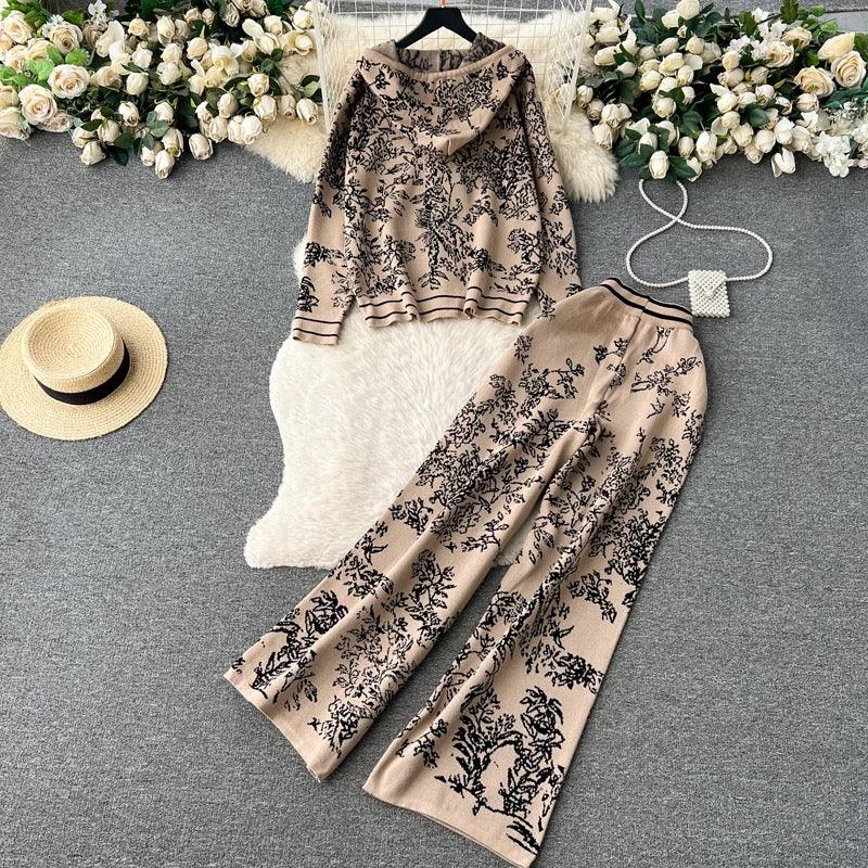 Fary Floral Woolen Coord Set