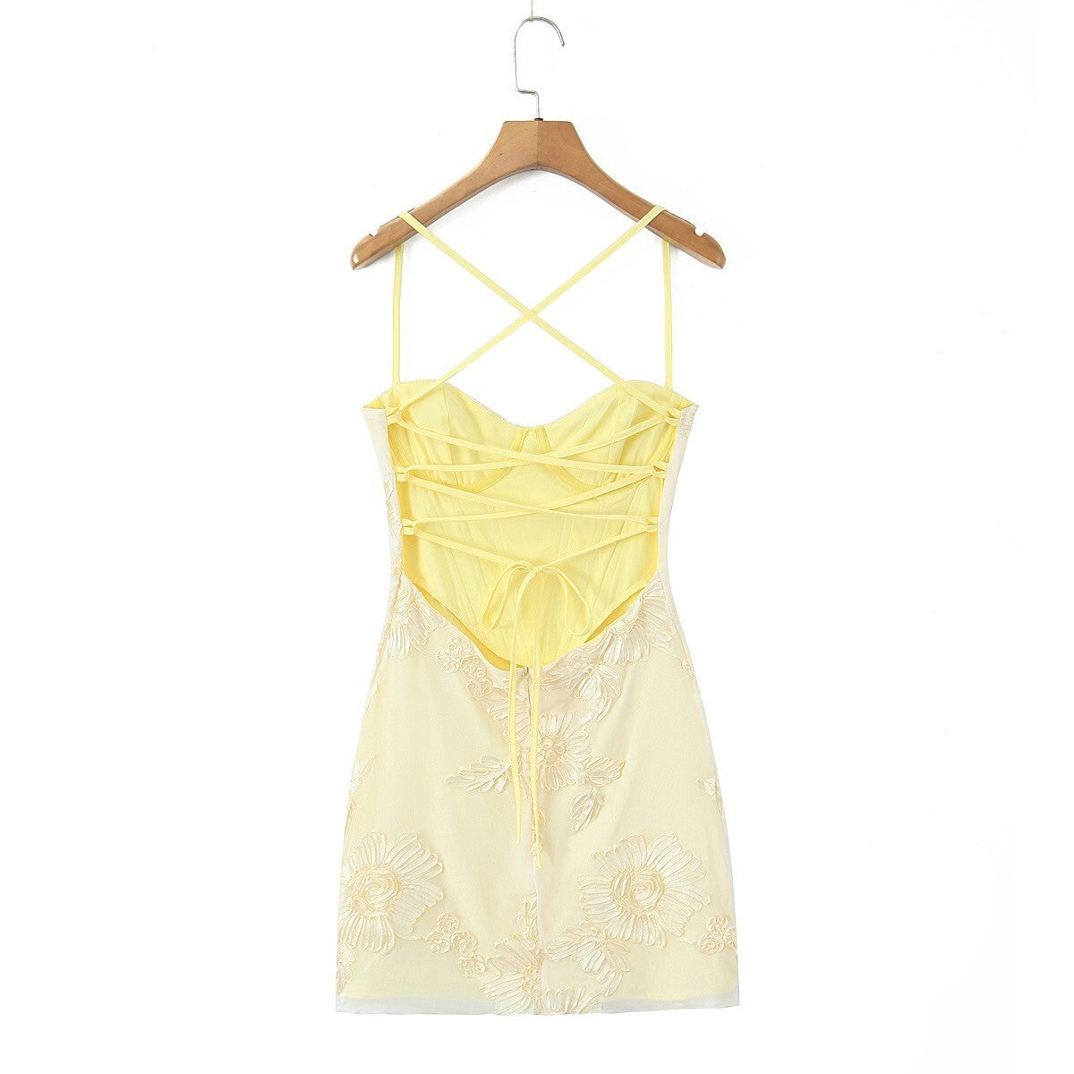 Beatrix Embroidered Mini Dress