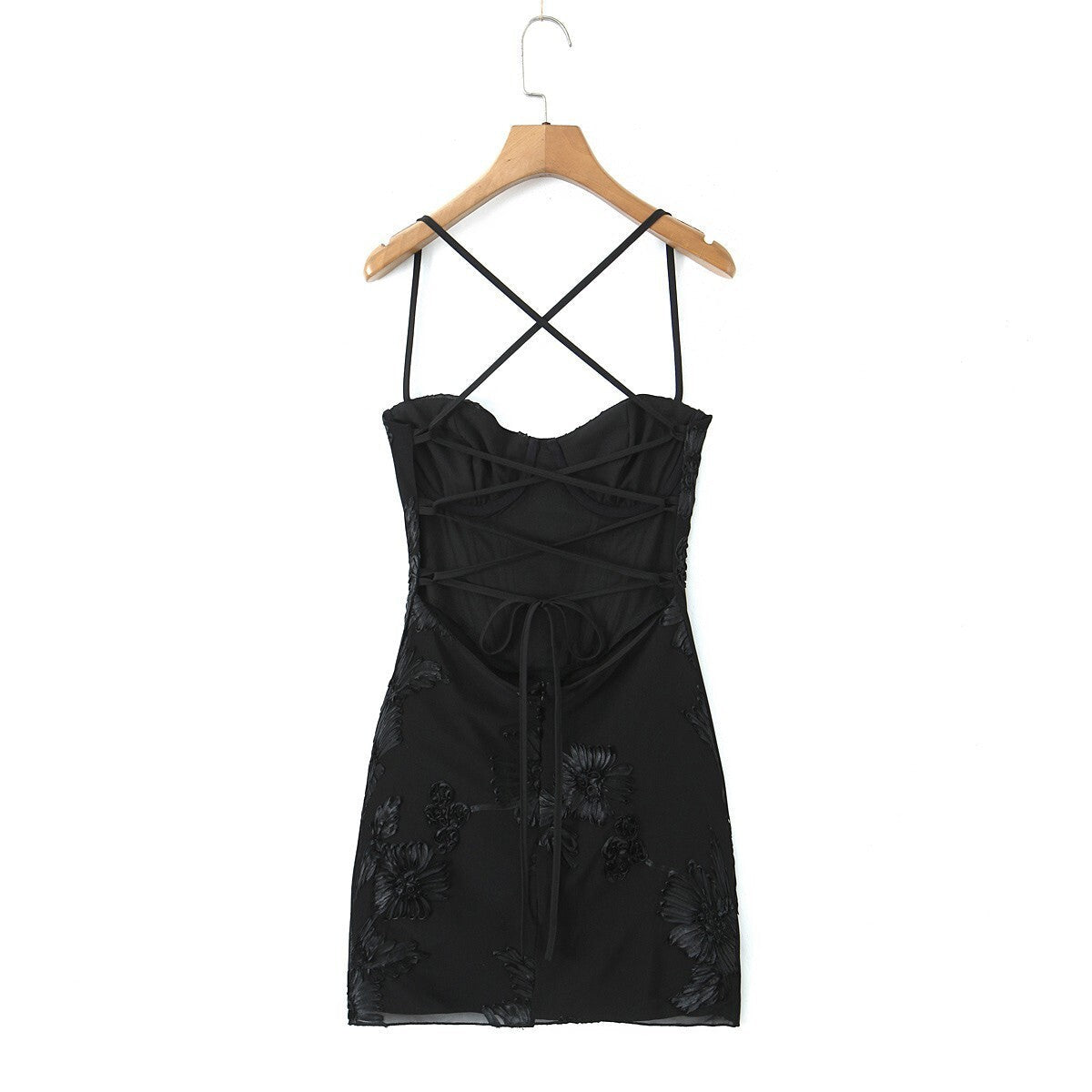 Beatrix Embroidered Mini Dress
