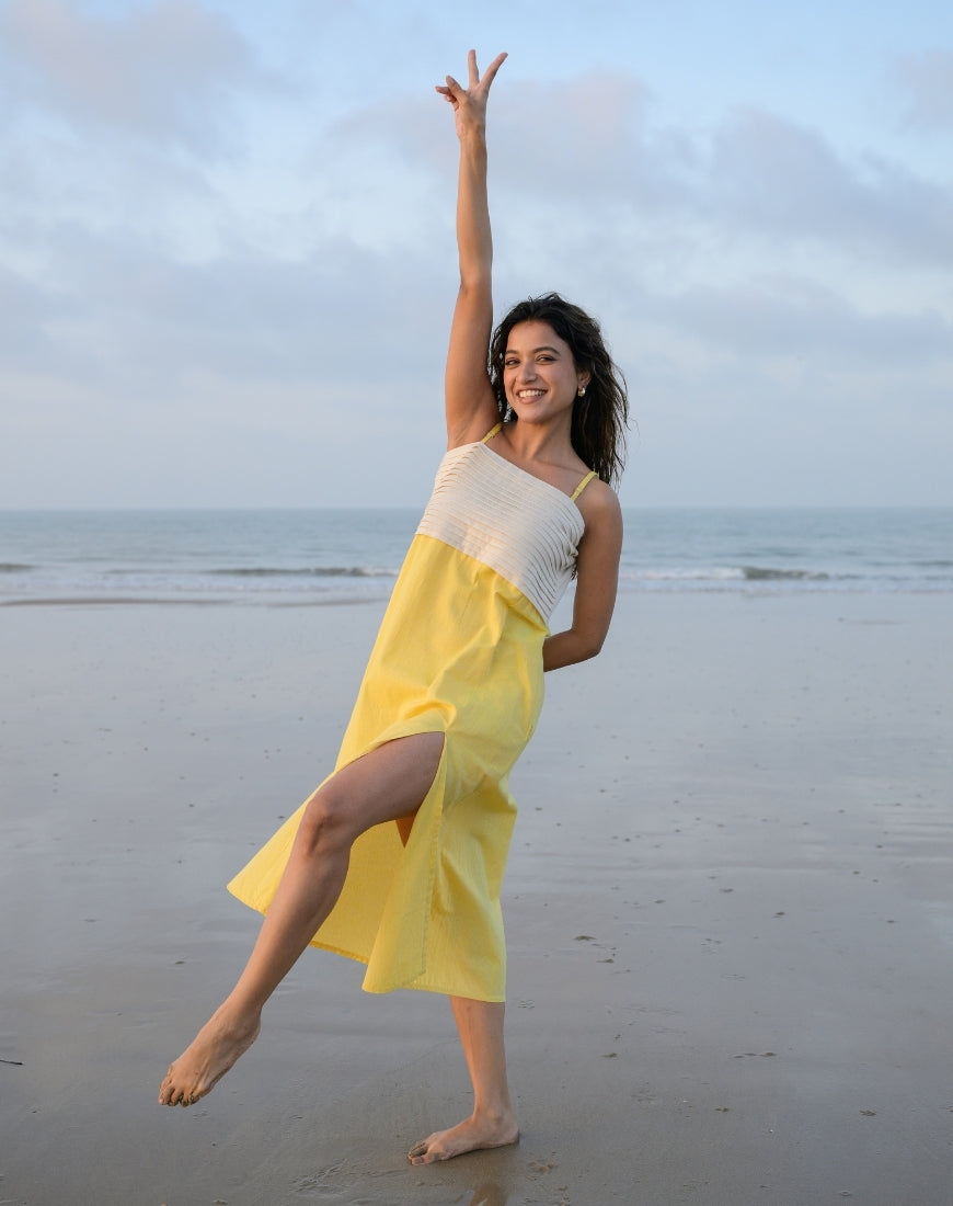 Butterscotch Yellow Dress