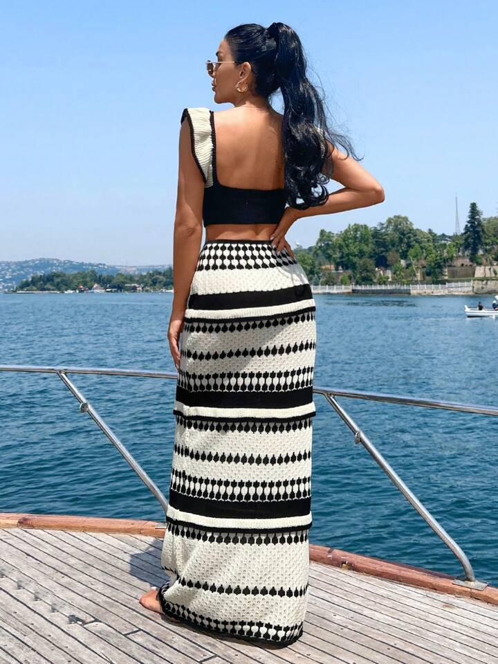 Marina Crochet Holiday Coord In White