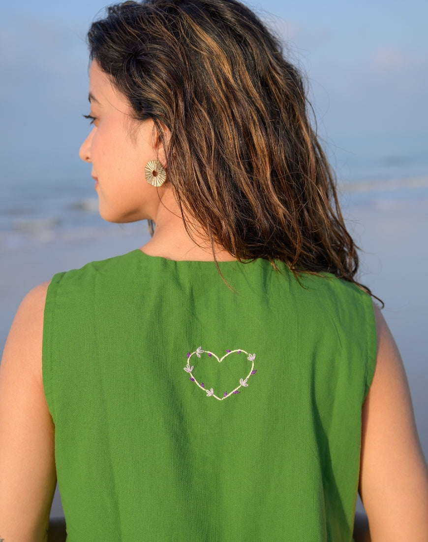 Cactus Green Dress