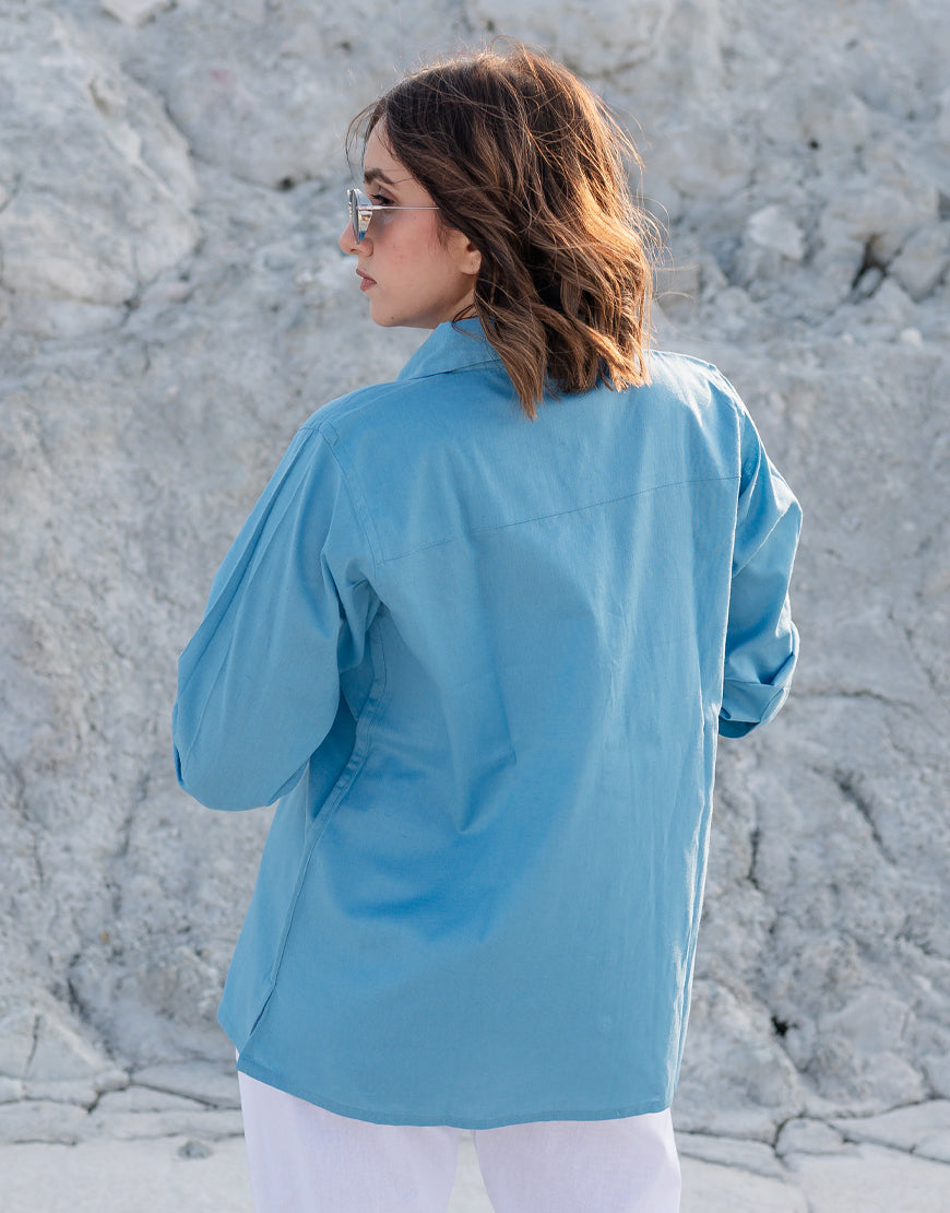 Calm Blue  Shirt