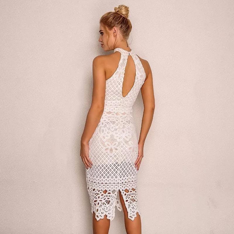 Cathy Lace Dress In White