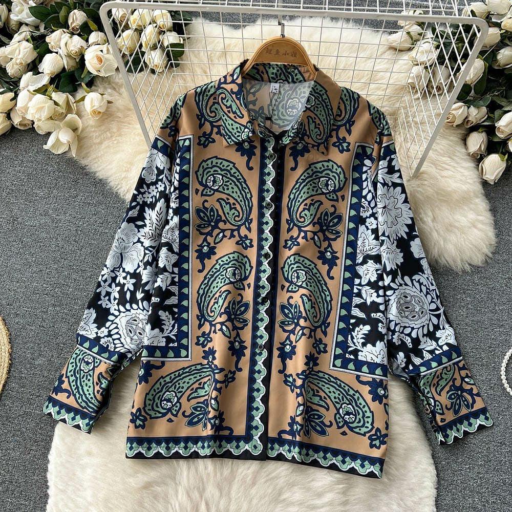 Cicily Abstract Coord Set In Multicolor