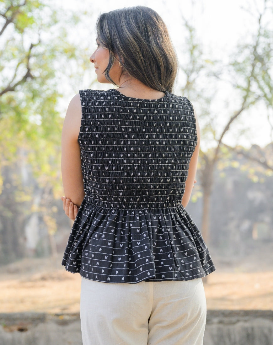 Classic Black ScrunchTop
