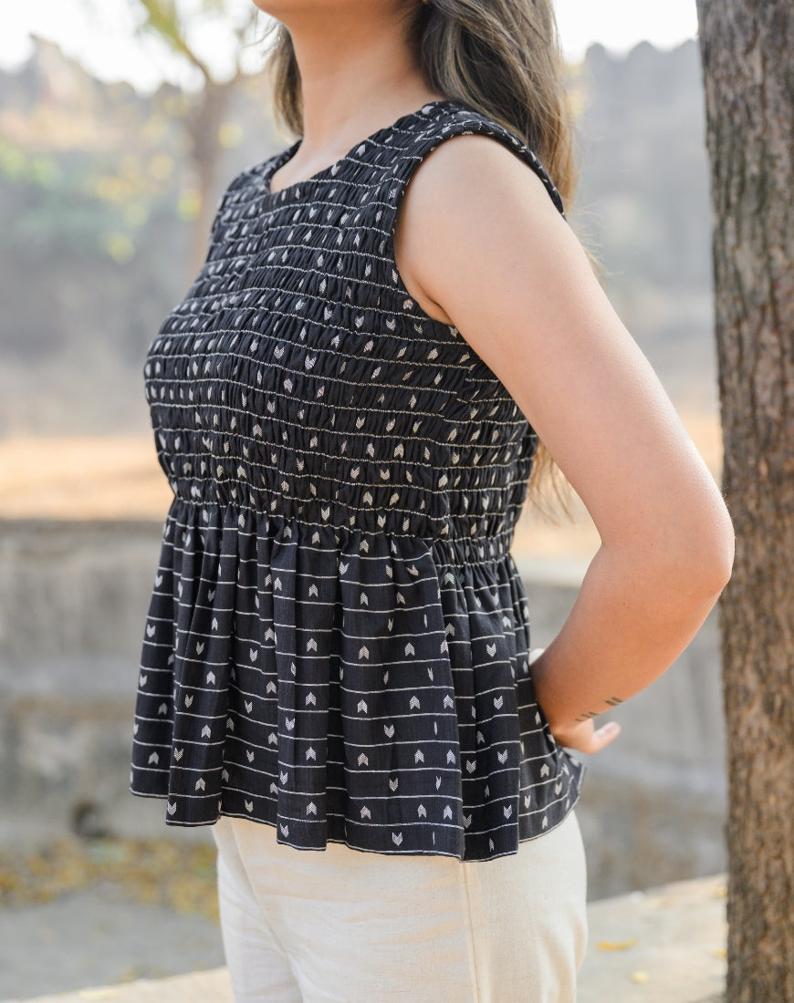 Classic Black ScrunchTop