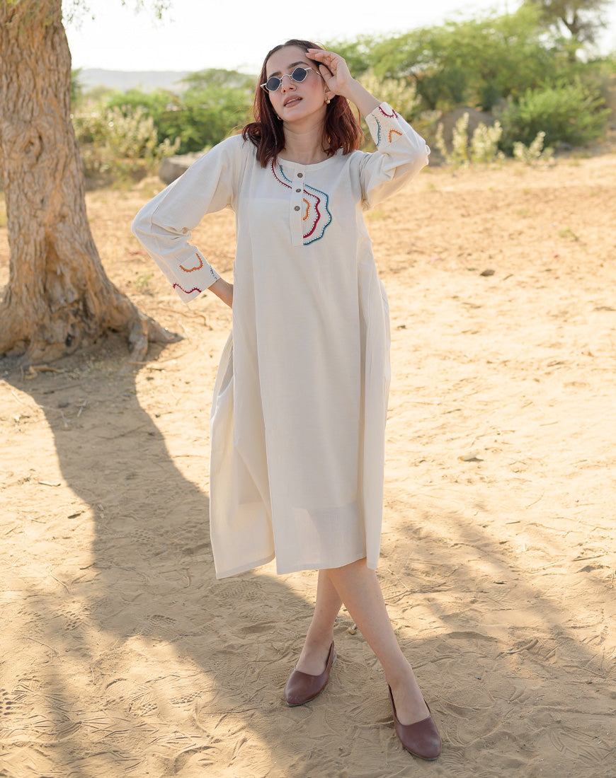 Cloud Cream Dress